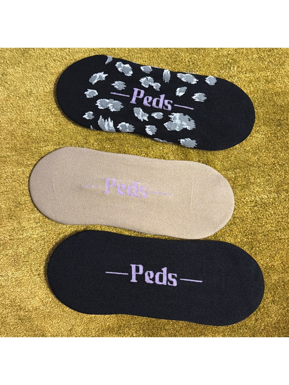 Peds Womens no-show socks NEW (3 pairs)